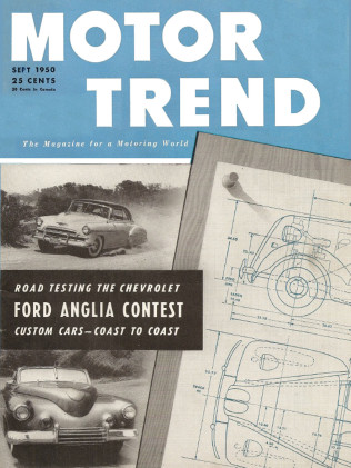 MOTOR TREND 1950 SEPT Vol 2 No 9 - CHEVROLET TEST, MERCEDES-BENZ S SERIES